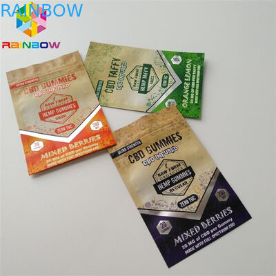 Incenso di erbe dei biscotti di Runtz Mylar che imballa i sacchetti di plastica durevoli della serratura dello zip