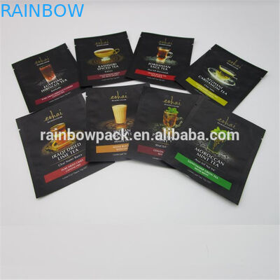 Alimento risigillabile della borsa della serratura dello zip sigillato tre lati del di alluminio a prova d'umidità