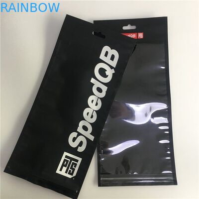 Alimento risigillabile della borsa della serratura dello zip sigillato tre lati del di alluminio a prova d'umidità