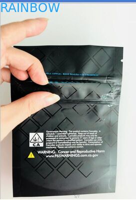 Sacchetto olografico dell'erbaccia dello zip della serratura di plastica dei sacchetti dei biscotti durevoli di Runtz Mylar su misura