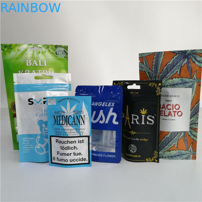 Bustine di tè a chiusura lampo di plastica che imballano biodegradabile risigillabile delle borse per alimento/frutta secca