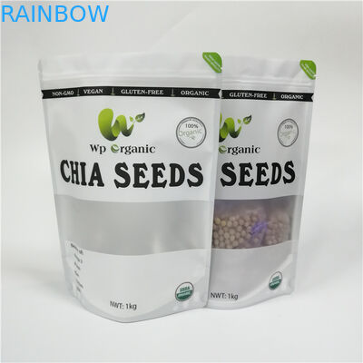 Sacchetti d'imballaggio del soffio della pasta del biscotto della borsa dello spuntino della prova dell'odore con Windows nebbioso anteriore