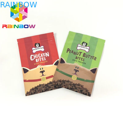 I sacchetti di plastica a chiusura lampo di Mylar che imballano l'alimentazione dell'animale domestico tratta la stampa di Gravnre delle borse