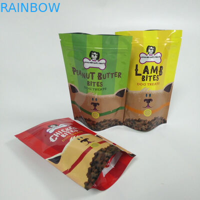 La stampa di Digital sta sulla materia plastica dell'imballaggio alimentare dell'animale domestico delle borse del sacchetto della chiusura lampo