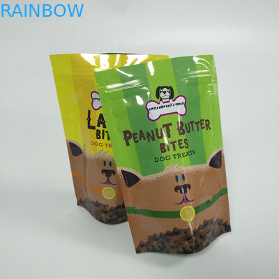 La stampa di Digital sta sulla materia plastica dell'imballaggio alimentare dell'animale domestico delle borse del sacchetto della chiusura lampo