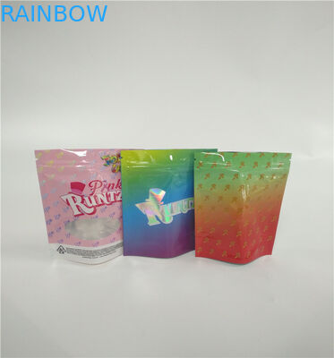 Incenso di erbe di plastica della serratura riciclabile dello zip che imballa logo stampato abitudine del sacchetto della chiusura lampo di Doypack