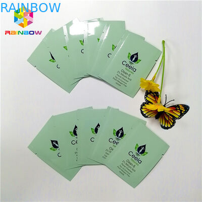 Cima pastello colorata multi- delle borse della saldatura a caldo della stagnola di Mylar aperta con la tacca 6x9cm dello strappo