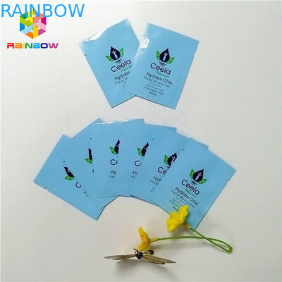 Cima pastello colorata multi- delle borse della saldatura a caldo della stagnola di Mylar aperta con la tacca 6x9cm dello strappo