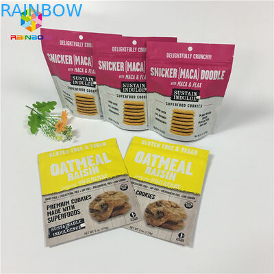 La rotocalcografia sta sulla polvere a chiusura lampo del caffè/proteine del latte della vaniglia delle borse dell'imballaggio