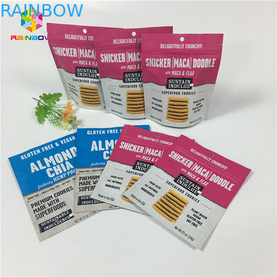 La rotocalcografia sta sulla polvere a chiusura lampo del caffè/proteine del latte della vaniglia delle borse dell'imballaggio