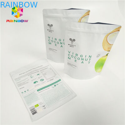 L'imballaggio dei sacchetti di plastica di rotocalcografia riutilizzabile sta le borse fresche su secche con la chiusura lampo