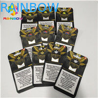 la prova risigillabile Mylar dell'odore 3.5g insacca il supporto di K sui sacchetti per l'imballaggio dell'olio di canapa dell'erbaccia di CBD