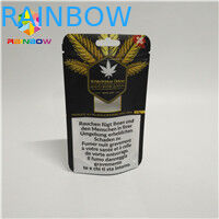 la prova risigillabile Mylar dell'odore 3.5g insacca il supporto di K sui sacchetti per l'imballaggio dell'olio di canapa dell'erbaccia di CBD