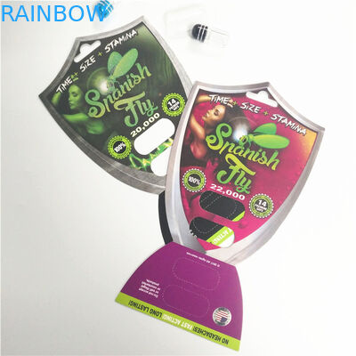 Potenziamento sessuale maschio d'imballaggio di prestazione della scatola di presentazione delle carte della bolla della capsula della pillola di rinoceronte