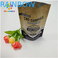 Sacchetto resistente d'imballaggio dei bambini della prova dell'odore CBD del di alluminio di Doypack K della canapa del sacchetto del tè premio del fiore