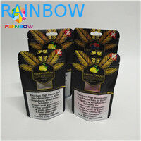 Sacchetto resistente d'imballaggio dei bambini della prova dell'odore CBD del di alluminio di Doypack K della canapa del sacchetto del tè premio del fiore