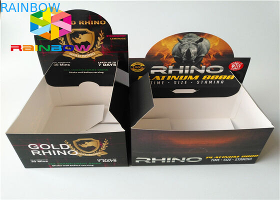 Scatola di carta dell'esposizione amichevole di Eco, imballaggio di Antivari di energia dello spuntino del contatore del contenitore di involucro di regalo