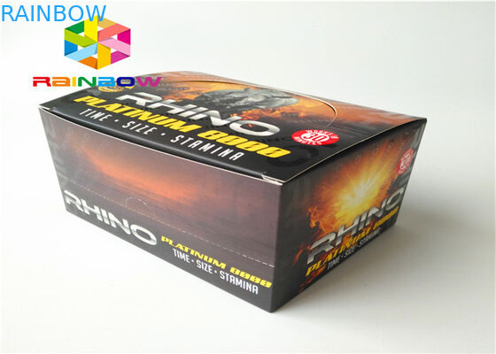 Contenitore maschio di carta da imballaggio della bottiglia della bevanda di potenziamento con l'etichetta adesiva dell'autoadesivo