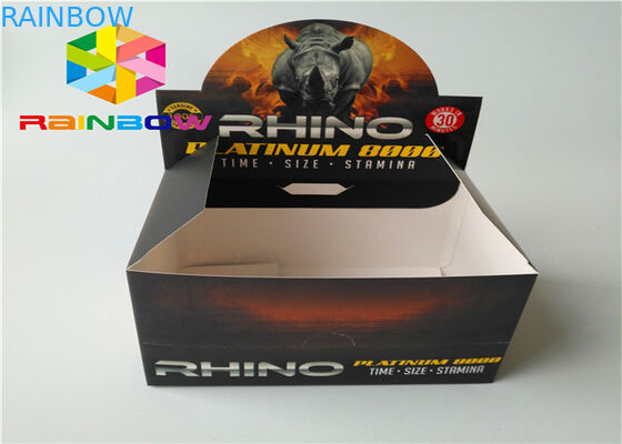 Contro scatola di presentazione al minuto ondulata di carta riciclata per il succo liquido di e di e di Vape del vapore