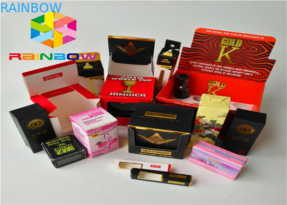 Contro scatola di presentazione al minuto ondulata di carta riciclata per il succo liquido di e di e di Vape del vapore