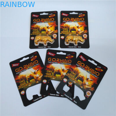 L'imballaggio della carta della bolla di uso dell'hardware va carta riciclata contenitore della capsula del foro di RINOCERONTE