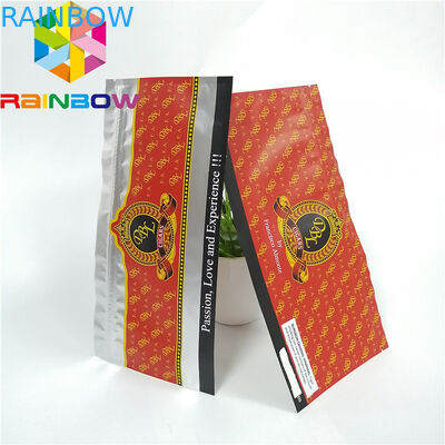 Sacchetti di plastica a chiusura lampo risigillabili che imballano chiaro stoccaggio glassato olografico dell'alimento del sigaro