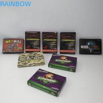 Sacchetti su ordinazione pieghevoli che imballano 300gsm giorno del cartone 7 scatola della pillola da 2 giorni