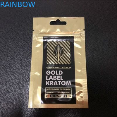 Tre sacchetti di plastica di Mylar della guarnizione dei lati che imballano logo su ordinazione delle borse stampato