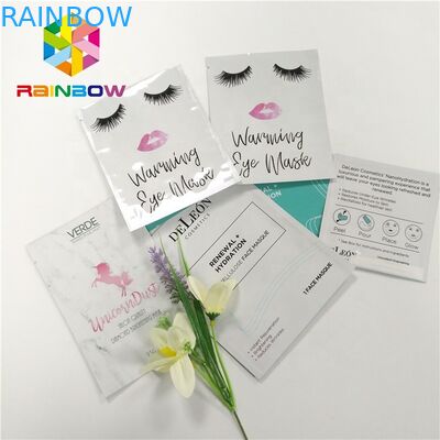 3 strati della maschera di alluminio del della borsa del sacchetto cosmetico vuoto laminato della maschera risigillabile