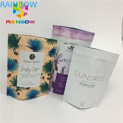 3 strati della maschera di alluminio del della borsa del sacchetto cosmetico vuoto laminato della maschera risigillabile