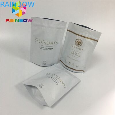 3 strati della maschera di alluminio del della borsa del sacchetto cosmetico vuoto laminato della maschera risigillabile