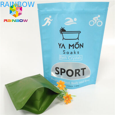 Sacchetti di plastica opachi della chiara finestra che imballano la termosaldatura di cristallo del sale da bagno del di alluminio