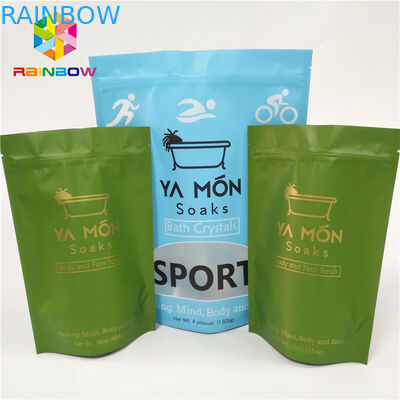 Sacchetti di plastica opachi della chiara finestra che imballano la termosaldatura di cristallo del sale da bagno del di alluminio