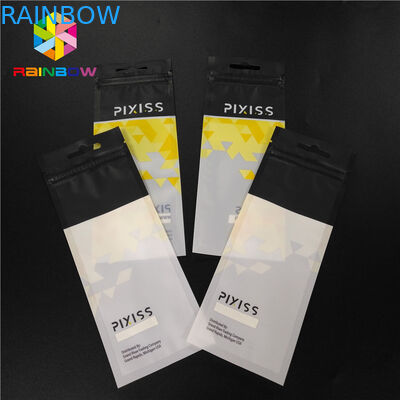 L'odore Mylar laminato prova a chiusura lampo sta sul chiaro logo su ordinazione di stampa dei sacchetti