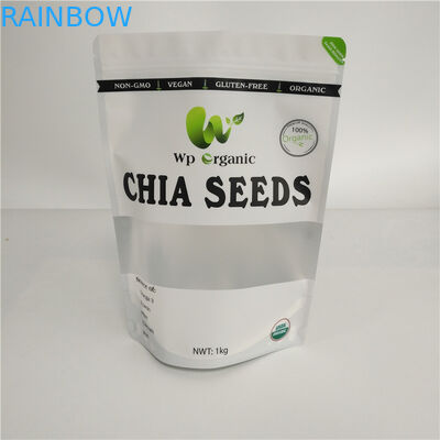 Le borse di plastica di alluminio dello spuntino hanno asciugato l'imballaggio per alimenti per le spezie dei semi del riso del pesce