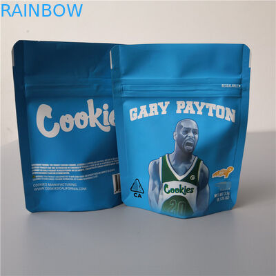 Sacchetti di plastica dei biscotti che imballano imballaggio biodegradabile resistente del fiore del bambino della stagnola