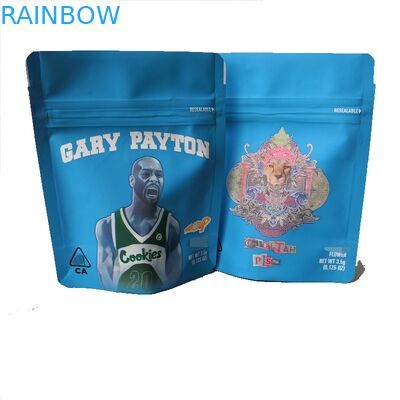 Sacchetti di plastica dei biscotti che imballano imballaggio biodegradabile resistente del fiore del bambino della stagnola