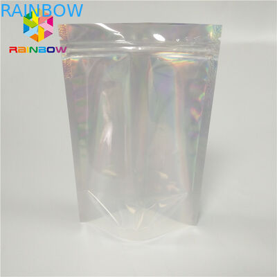 A prova d'umidità stia sulle borse a chiusura lampo riciclabili di Doypack Mylar del sacchetto della chiusura lampo con l'angolo rotondo