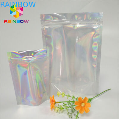 A prova d'umidità stia sulle borse a chiusura lampo riciclabili di Doypack Mylar del sacchetto della chiusura lampo con l'angolo rotondo