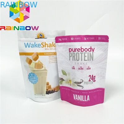 L'imballaggio puro dei sacchetti di plastica della polvere di Colleen Fitzpatrick sta sul sacchetto superiore della stagnola di Mylar dello zip