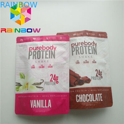 L'imballaggio puro dei sacchetti di plastica della polvere di Colleen Fitzpatrick sta sul sacchetto superiore della stagnola di Mylar dello zip