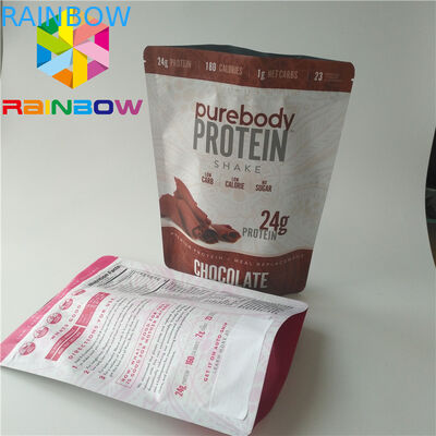 L'imballaggio puro dei sacchetti di plastica della polvere di Colleen Fitzpatrick sta sul sacchetto superiore della stagnola di Mylar dello zip