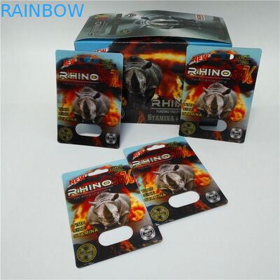 Blister della scatola di presentazione che imballa stampa 3d per le pillole maschii di potenziamento della mamba