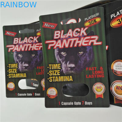 Mamba della carta durevole della bolla/magnum d'imballaggio 25k/scatola di presentazione rigida della capsula della pillola di rinoceronte 69 di Rox