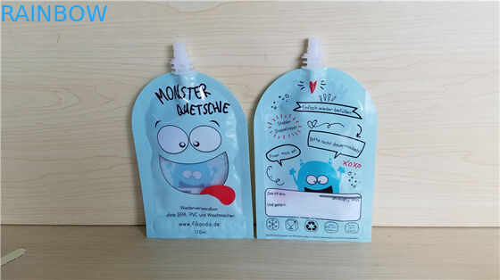 Borse sigillabili degli alimenti per bambini del becco dei sacchetti dell'alimento della bevanda del succo del contenitore riutilizzabile del latte