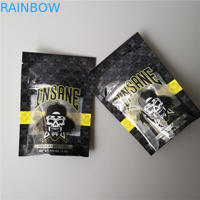 Biscotti a chiusura lampo di California dei sacchetti di plastica dell'imballaggio della prova dell'odore che imballano la superficie della metallina