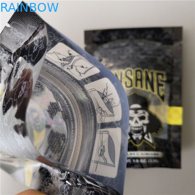 Biscotti a chiusura lampo di California dei sacchetti di plastica dell'imballaggio della prova dell'odore che imballano la superficie della metallina