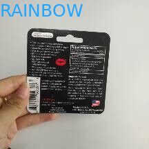 Scatola di presentazione di carta d'imballaggio di rinoceronte della carta riciclabile della bolla per il potenziamento sessuale maschio