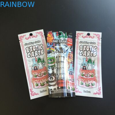 Sacchetti di plastica della stagnola di Mylar che imballano stampa su ordinazione della chiusura lampo per gli involucri del tabacco per sigari