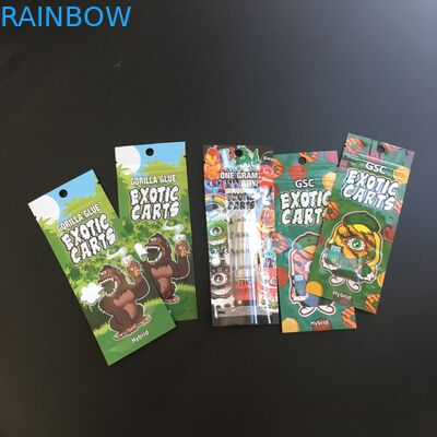 Sacchetti di plastica della stagnola di Mylar che imballano stampa su ordinazione della chiusura lampo per gli involucri del tabacco per sigari